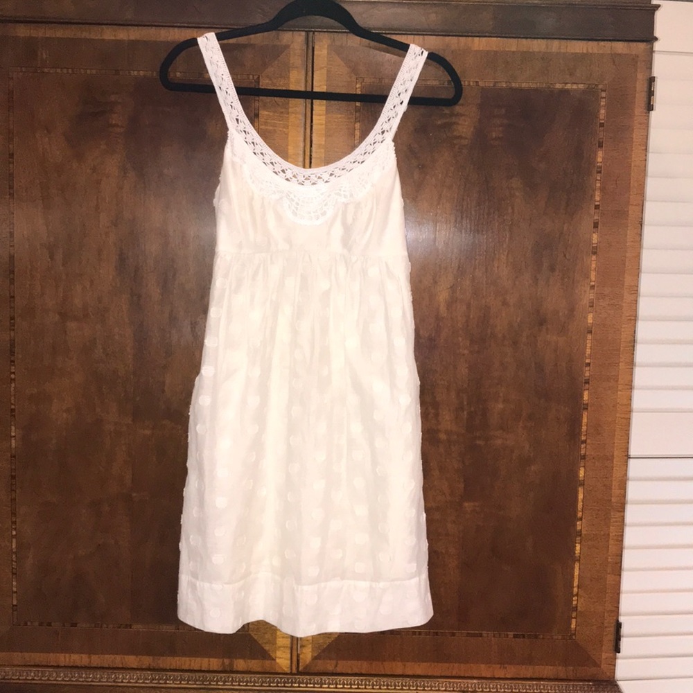 Empire waist cotton dress